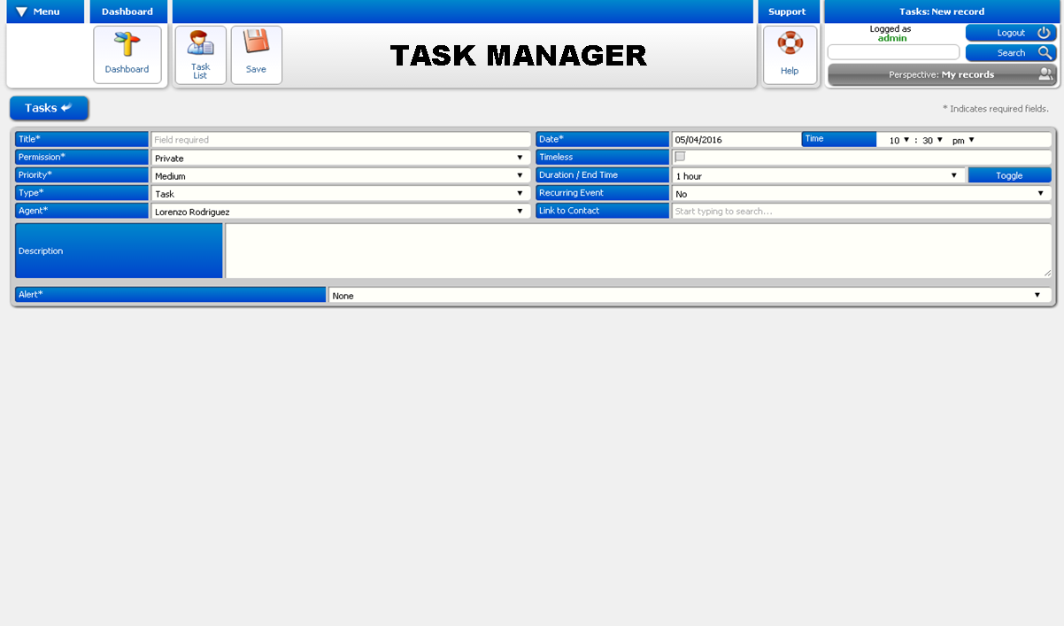 screen task manager LMR HELP Support for Contact Your Client